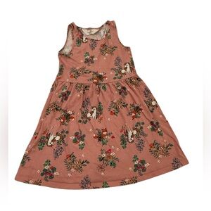 H&M Orange Pink Halter Sundress /girls size 6X-7